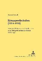 bokomslag Kriegsgesellschaften (1914-1918)