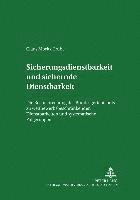 bokomslag Sicherungsdienstbarkeit Und Sichernde Dienstbarkeit