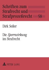 bokomslag Sperrwirkung im Strafrecht