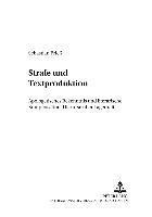 Sebastian Prieß, Georg Witte - Strafe Und Textproduktion, Häftad