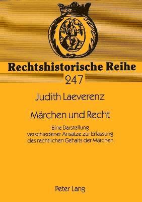 Judith Laeverenz - Maerchen und Recht, Häftad
