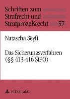 bokomslag Das Sicherungsverfahren ( 413-416 Stpo)