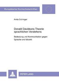 bokomslag Donald Davidsons Theorie sprachlichen Verstehens