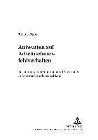 Antworten Auf Arbeitnehmerfehlverhalten