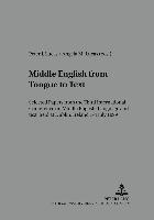 Middle English from Tongue to Text 1