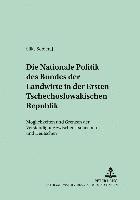 Silke Sobieraj, Heiko Haumann - Nationale Politik Des Bundes Der Landwirte in Der Ersten Tschechoslowakischen Republik, Häftad