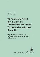 Die Nationale Politik Des Bundes Der Landwirte in Der Ersten Tschechoslowakischen Republik 1