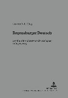 bokomslag Regensburger Deutsch