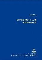 bokomslag Gerhard Meiers Lyrik Und Kurzprosa