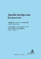 Aktuelle Beitraege Zum Kirchenrecht