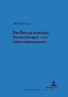 Eric Schlumberger, Jochen Drukarczyk - Beitrag Sonstiger Rueckstellungen Zum Unternehmenswert, Häftad