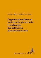 bokomslag Gegenstandsauffassung Und Aktuelle Phonetische Forschungen Der Halleschen Sprechwissenschaft