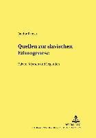 bokomslag Quellen Zur Slavischen Ethnogenese