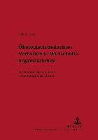 bokomslag Oekologisch Bedachtes Verhalten in Wirtschaftsorganisationen