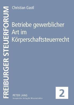 Betriebe gewerblicher Art im Koerperschaftsteuerrecht 1