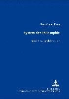 bokomslag System Der Philosophie