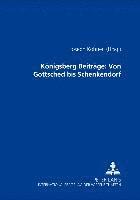 bokomslag Koenigsberger Beitraege: Von Gottsched Bis Schenkendorf