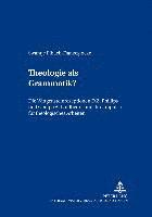 bokomslag Theologie ALS Grammatik?