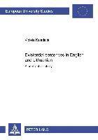 Existential Sentences in English and Lithuanian