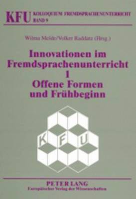 Michael Wendt, Nicola Würffel, Wilma Melde, Volker Raddatz - Innovationen Im Fremdsprachenunterricht 1, Häftad