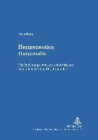 bokomslag Hermeneutica Universalis
