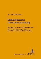 bokomslag Individualisierte Dienstplangestaltung