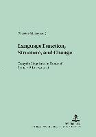 bokomslag Language Function, Structure, and Change