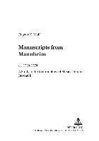 Manuscripts from Mannheim, ca. 1730-1778 1