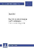 Claudia Stein - Raumstrukturelle Wirkungen Von Transformation, Häftad