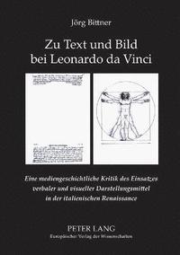 bokomslag Zu Text und Bild bei Leonardo da Vinci