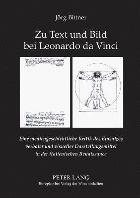 bokomslag Zu Text und Bild bei Leonardo da Vinci