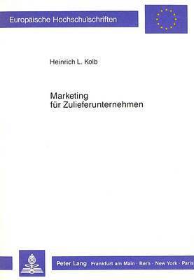 Marketing Fuer Zulieferunternehmen 1