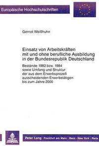 bokomslag Einsatz Von Arbeitskraeften Mit Und Ohne Berufliche Ausbildung in Der Bundesrepublik Deutschland