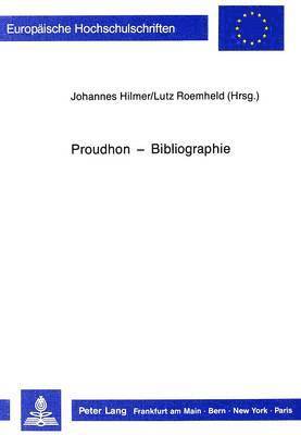 Proudhon - Bibliographie 1