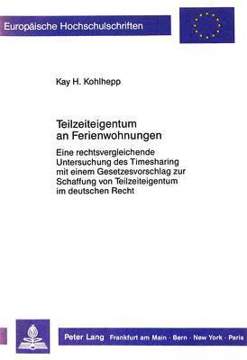 Teilzeiteigentum an Ferienwohnungen 1