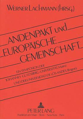 bokomslag Andenpakt Und Europaeische Gemeinschaft