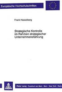 bokomslag Strategische Kontrolle Im Rahmen Strategischer Unternehmensfuehrung