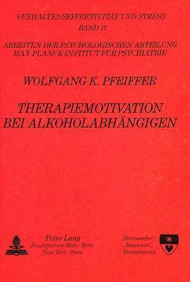 bokomslag Therapiemotivation Bei Alkoholabhaengigen