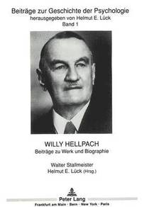 bokomslag Willy Hellpach