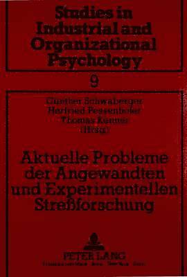 bokomslag Aktuelle Probleme Der Angewandten Und Experimentellen Streforschung