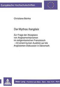 bokomslag Der Mythos Franglais