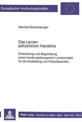 Das Lernen Polizeilichen Handelns 1