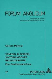 bokomslag Venedig Im Spiegel Viktorianischer Reiseliteratur