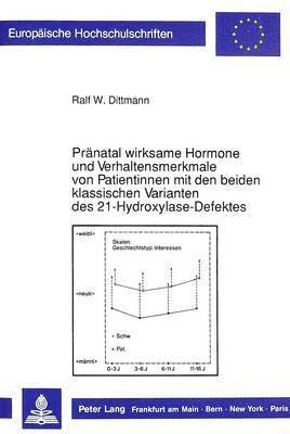 bokomslag Praenatal Wirksame Hormone Und Verhaltensmerkmale Von Patientinnen Mit Den Beiden Klassischen Varianten Des 21-Hydroxylase-Defektes