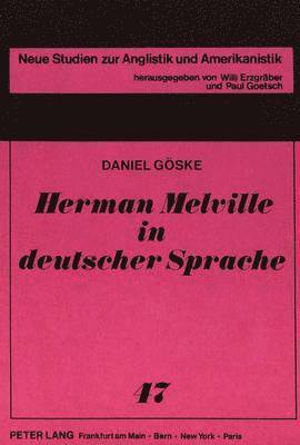 bokomslag Herman Melville in Deutscher Sprache