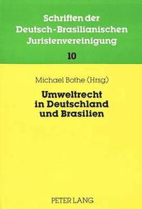 bokomslag Umweltrecht in Deutschland Und Brasilien