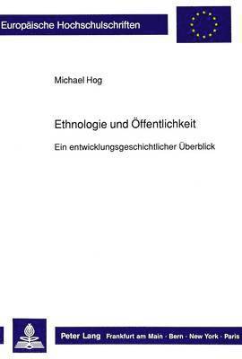 Ethnologie Und Oeffentlichkeit 1