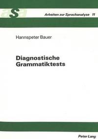 bokomslag Diagnostische Grammatiktests