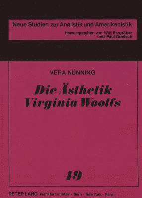 bokomslag Die Aesthetik Virginia Woolfs