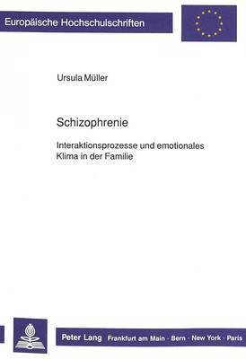 bokomslag Schizophrenie: